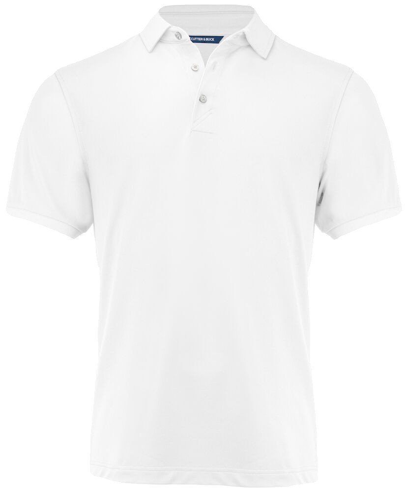 Polo Virtue Eco Polo Solid Men Cutter & Buck blanc