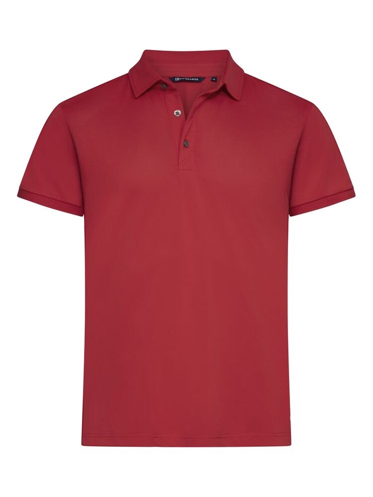 Polo Virtue Eco Polo Solid Men Cutter & Buck rouge