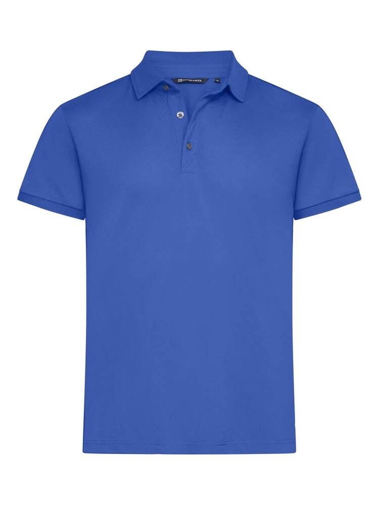 Polo Virtue Eco Polo Solid Men Cutter & Buck bleu royal