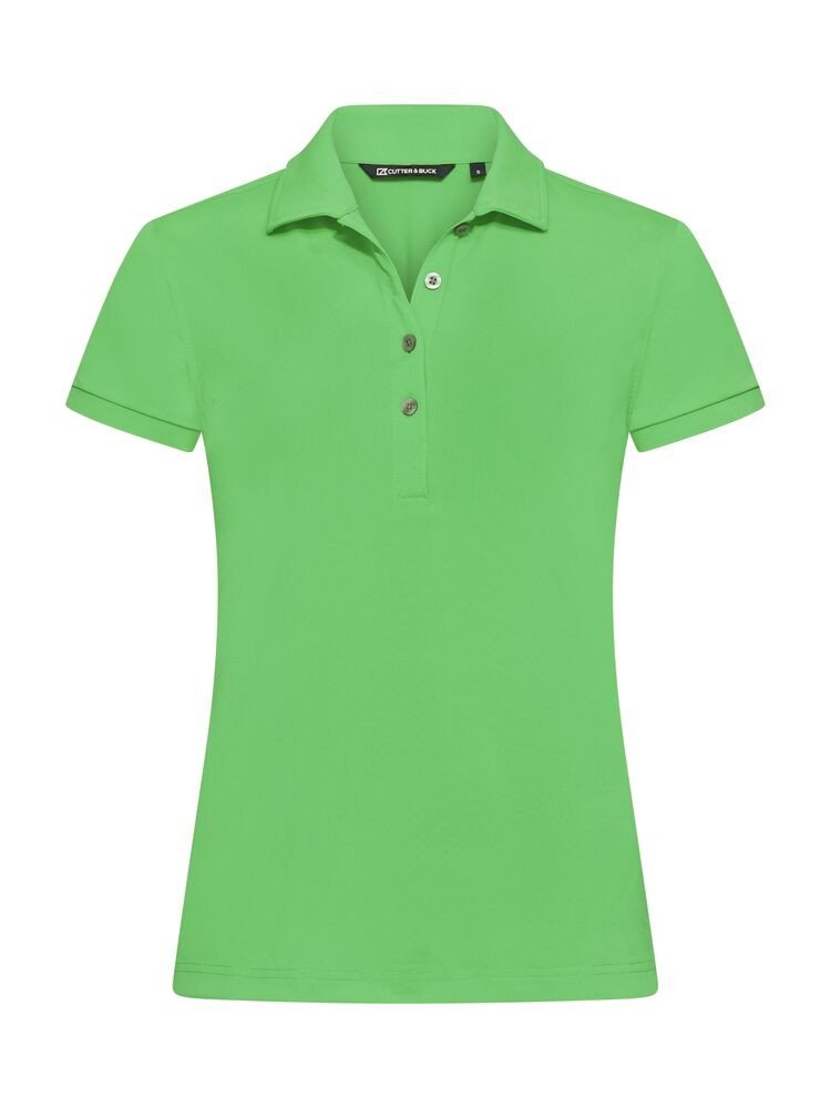 Polo Virtue Eco Polo Solid Ladies Cutter & Buck vert fluo