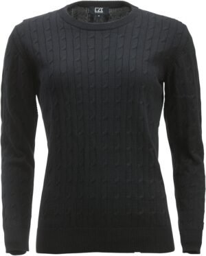 Pull Blakely Knitted Sweater ladies Cutter & Buck noir