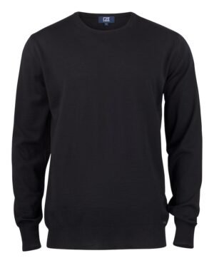 Pull Kennewick Crewneck men Cutter & Buck noir