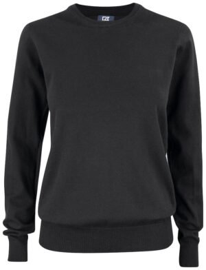 Pull Oakville Crewneck ladies Cutter & Buck noir