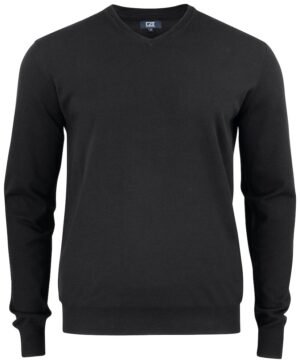 Pull Oakville V-neck men Cutter & Buck noir