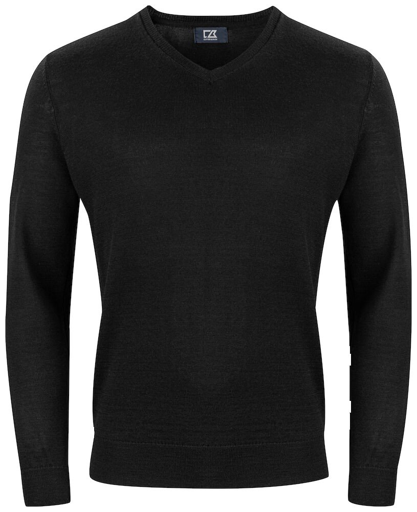 Pull Vernon V Neck men Cutter & Buck noir