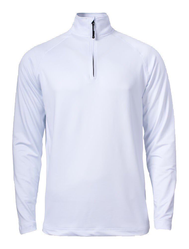Sweatshirt Coos Bay Half Zip men Cutter & Buck blanc