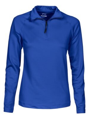 Sweatshirt Coos Bay Half Zip ladies Cutter & Buck bleu royal