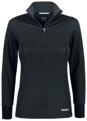 Sweatshirt Traverse HZ ladies Cutter & Buck noir