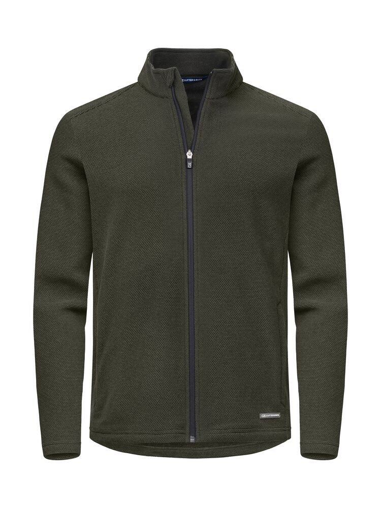 Polaire Hunts Point Fleece Full Zip Men Cutter & Buck vert foncé
