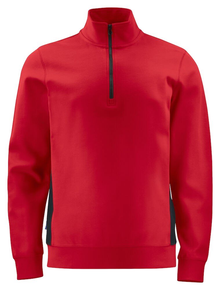 Sweatshirt 2128 SWEATSHIRT PRIO BICOLORE COL ZIP Projob rouge