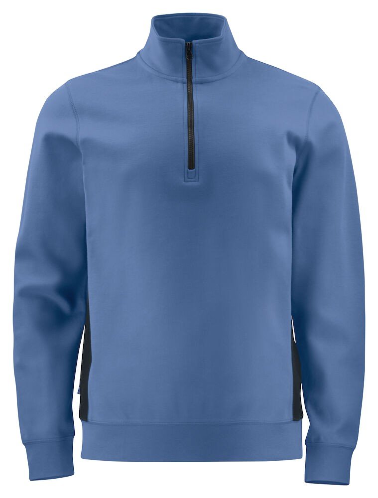 Sweatshirt 2128 SWEATSHIRT PRIO BICOLORE COL ZIP Projob bleu ciel