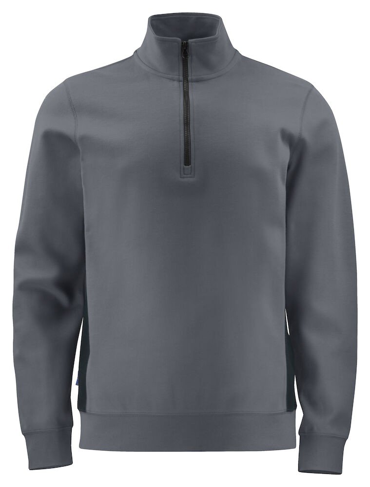 Sweatshirt 2128 SWEATSHIRT PRIO BICOLORE COL ZIP Projob charbon