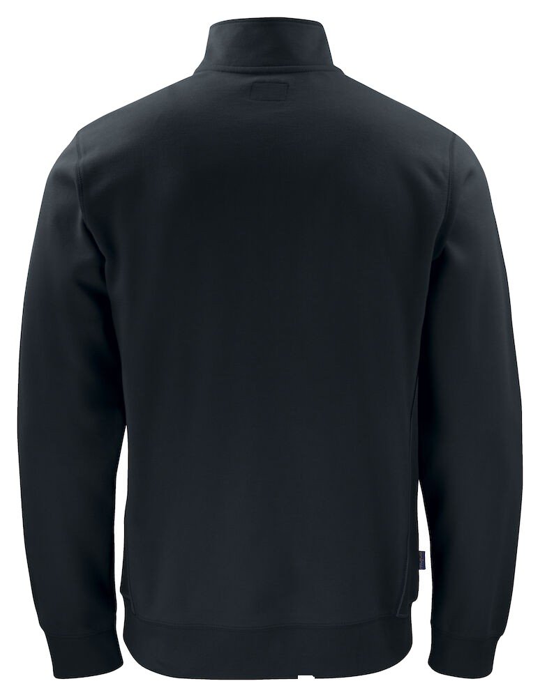 Sweatshirt 2128 SWEATSHIRT PRIO BICOLORE COL ZIP Projob noir - vue 4