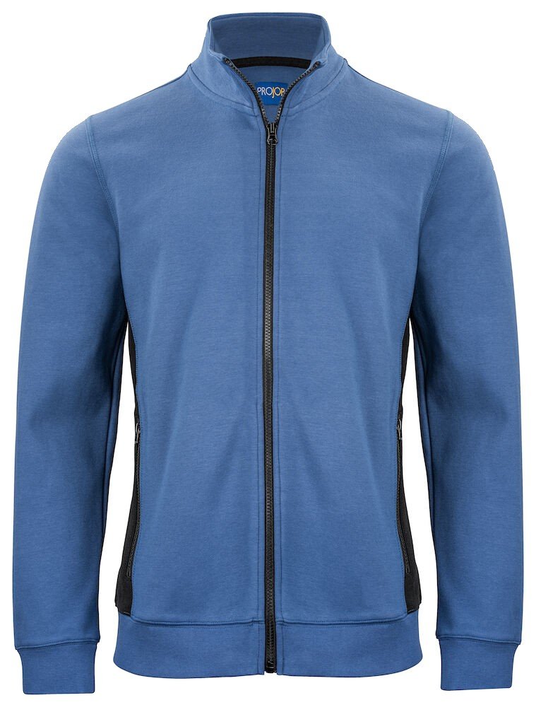 Sweatshirt 2129 SWEATSHIRT PRIO BICOLORE FULL ZIP Projob bleu ciel