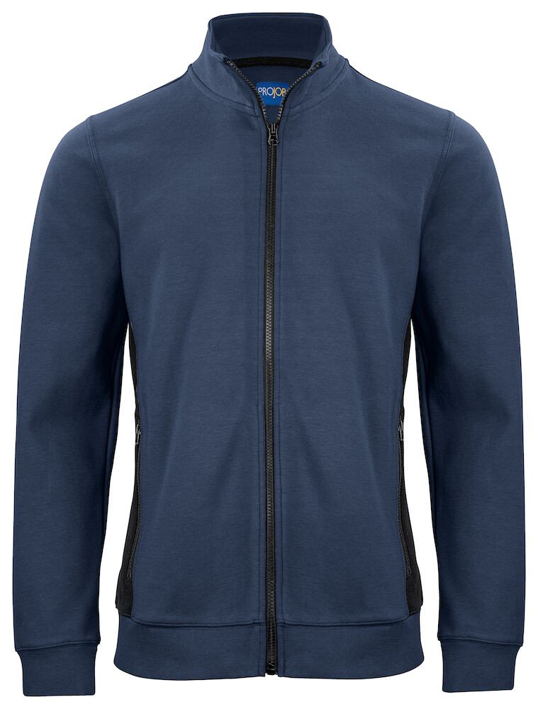 Sweatshirt 2129 SWEATSHIRT PRIO BICOLORE FULL ZIP Projob bleu marine