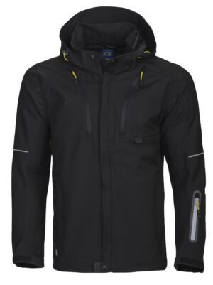 Softshell 3406 VESTE PRIO SOFTSHELL CAPUCHE Projob noir