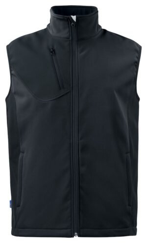 Softshell 3702 BODYWARMER SOFTSHELL PRIO BICOLORE Projob noir