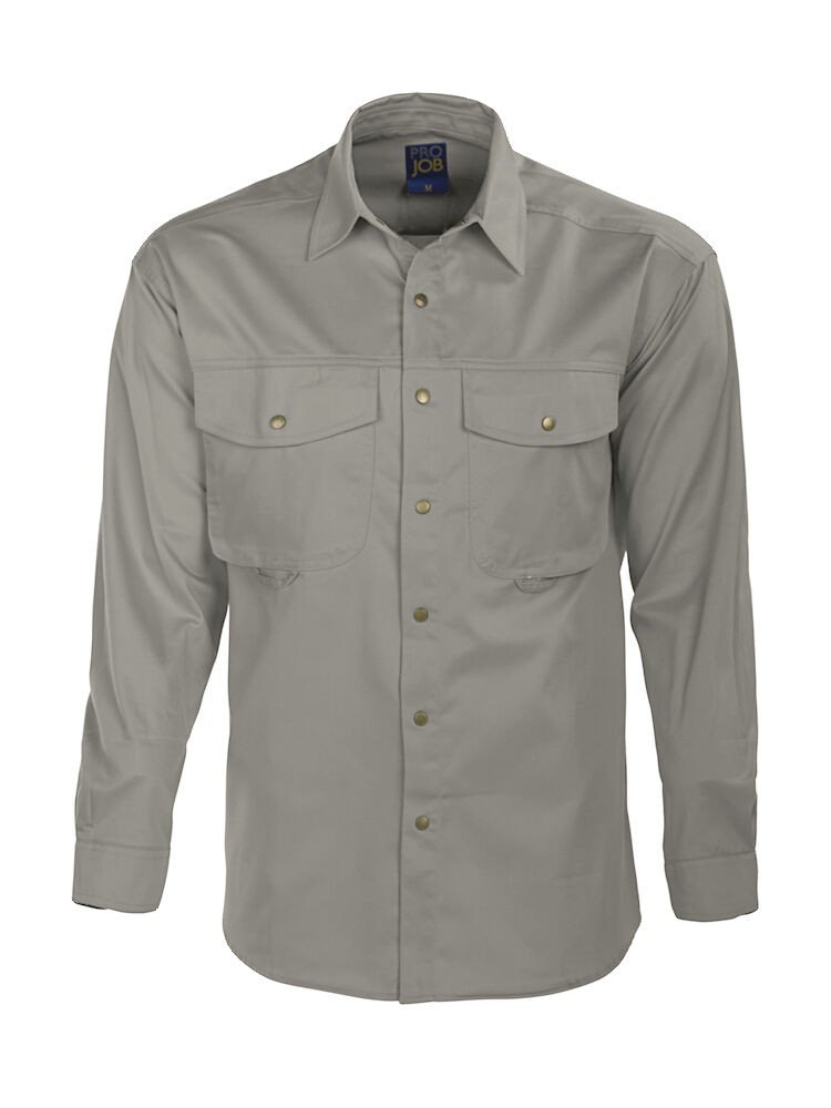 Chemise 5203 CHEMISE MANCHES LONGUES Projob argent