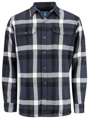 Chemise 5213 CHEMISE FLANELLE DOUBLEE Projob bleu marine
