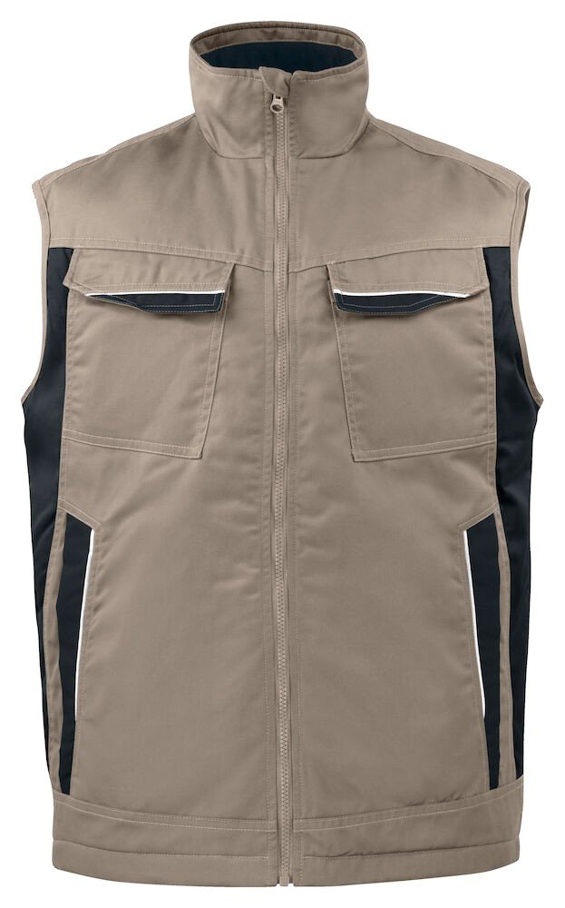Veste 5704 BODYWARMER MULTIPOCHES PRIO MATELASSE Projob sable