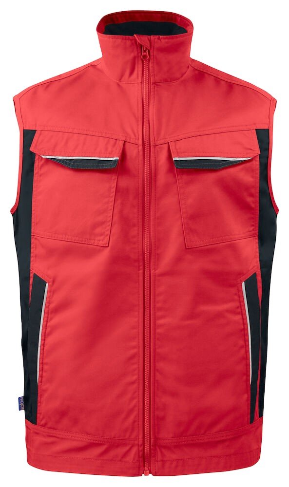 Veste 5706 BODYWARMER MULTIPOCHES PRIO Projob rouge