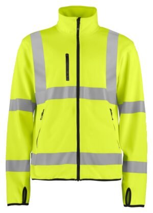 Softshell 6105 SOFTSHELL 2 COUCHES - EN ISO 20471 CLASSE 3 Projob jaune fluo