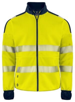 Sweatshirt 6109 SWEATSHIRT FULL ZIP - EN ISO 20471 CLASSE 3/2 Projob jaune citron