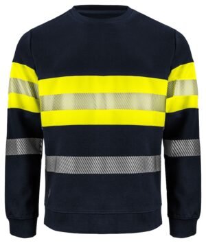 Sweatshirt 6129 SWEATSHIRT EN ISO 20471 CLASSE 1 Projob jaune citron