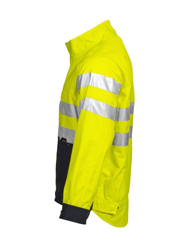 Manteaux 6401 BLOUSON POLYCOTON - EN ISO 20471 CLASSE 3 Projob jaune citron - vue 4