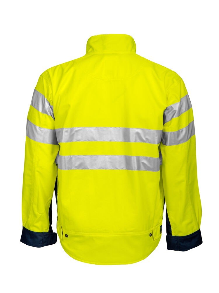 Manteaux 6401 BLOUSON POLYCOTON - EN ISO 20471 CLASSE 3 Projob jaune citron - vue 5