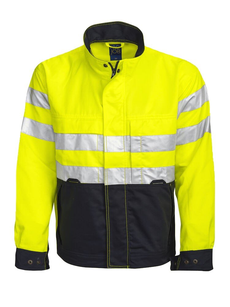 Manteaux 6401 BLOUSON POLYCOTON - EN ISO 20471 CLASSE 3 Projob jaune fluo
