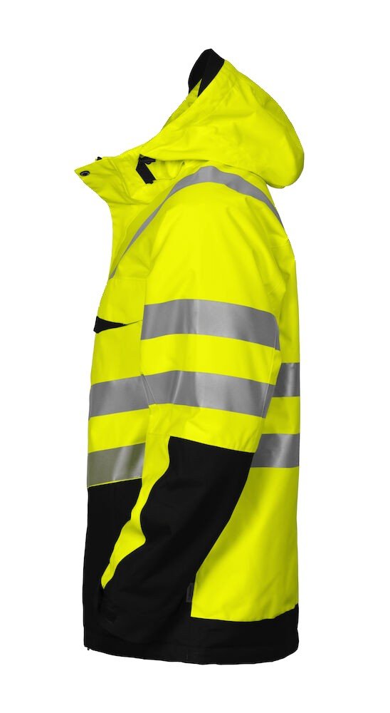 Manteaux 6418 PARKA POLYURETHANE HV MATELASSEE - EN ISO 20471 CLASSE 3 - EN 343 3/1/X Projob jaune fluo - vue 3