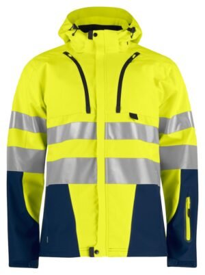 Softshell 6419 PARKA SOFTSHELL - EN ISO 20471 CLASSE 3/2 Projob jaune citron