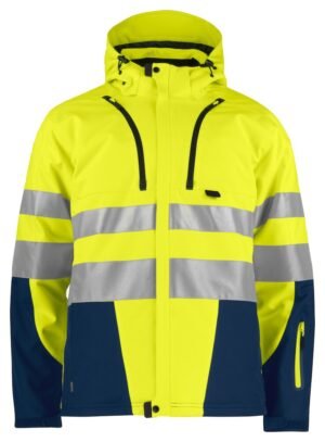 Softshell 6420 PARKA SOFTSHELL - EN ISO 20471 CLASSE 3/2 Projob jaune citron
