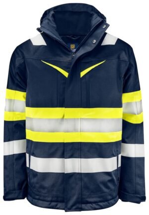 Manteaux 6454 VESTE FONCTIONNELLE EN ISO 20471 CLASSE 1 Projob jaune citron