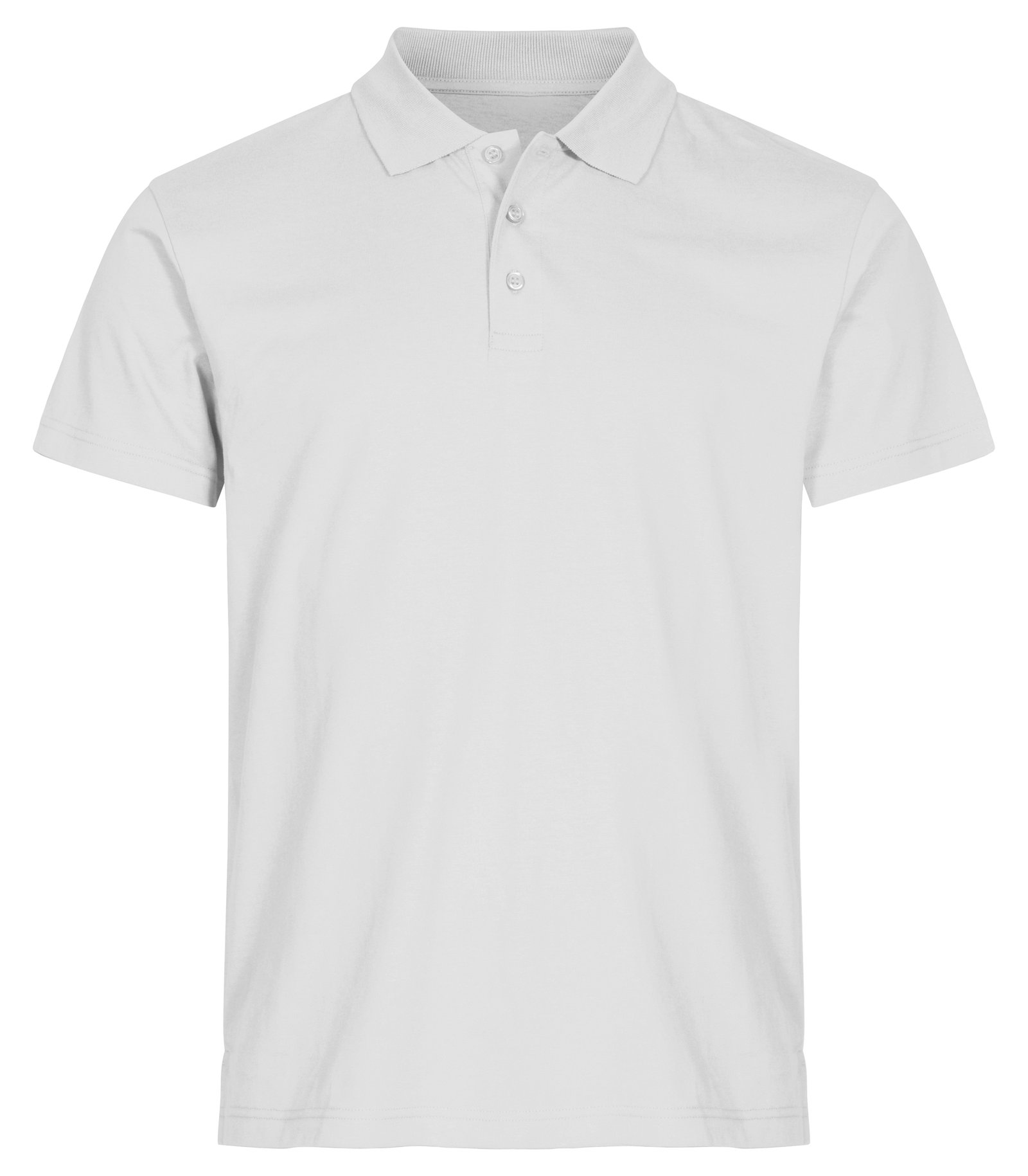Polo Single Jersey Polo Clique blanc