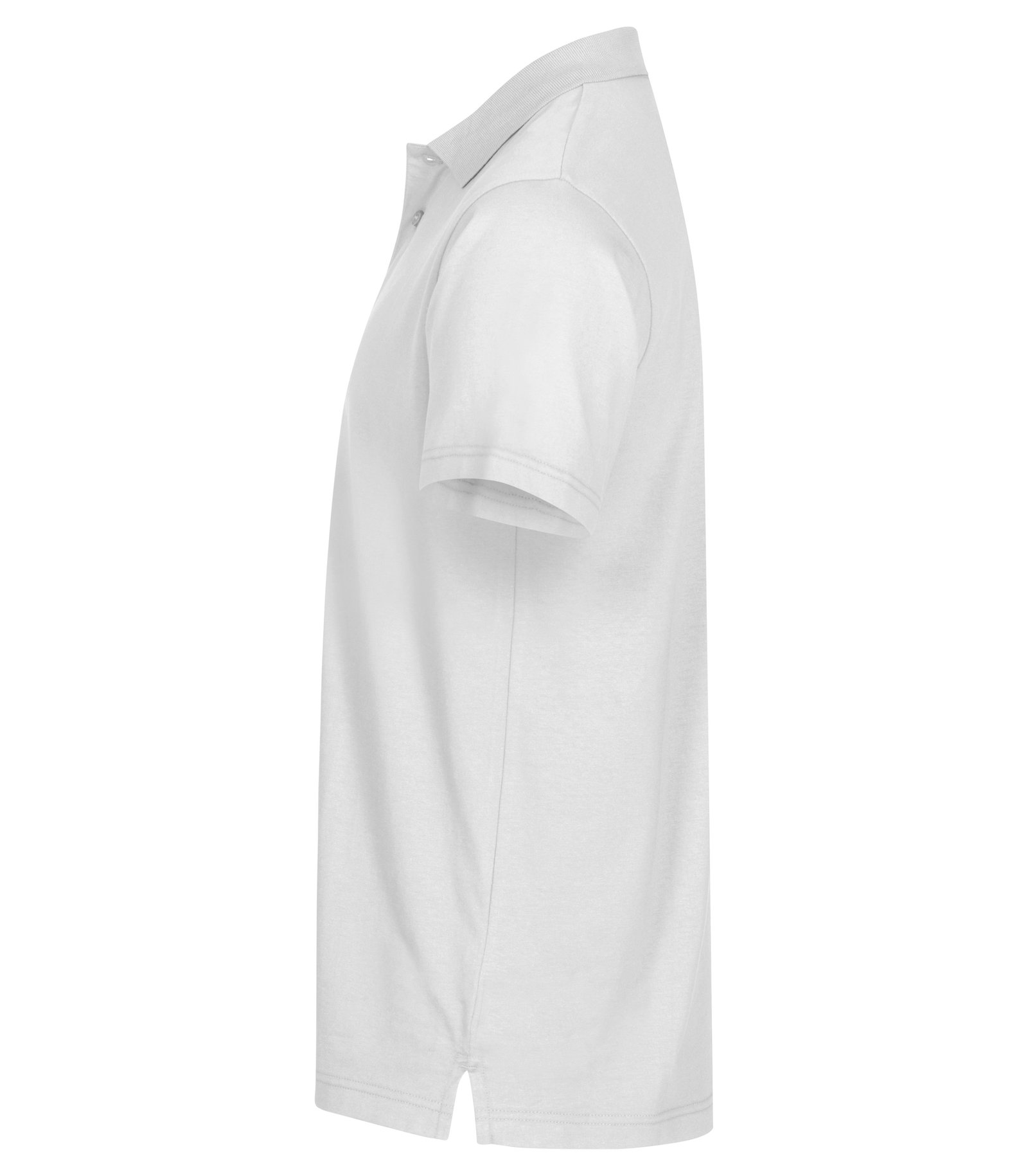 Polo Single Jersey Polo Clique blanc - vue 3