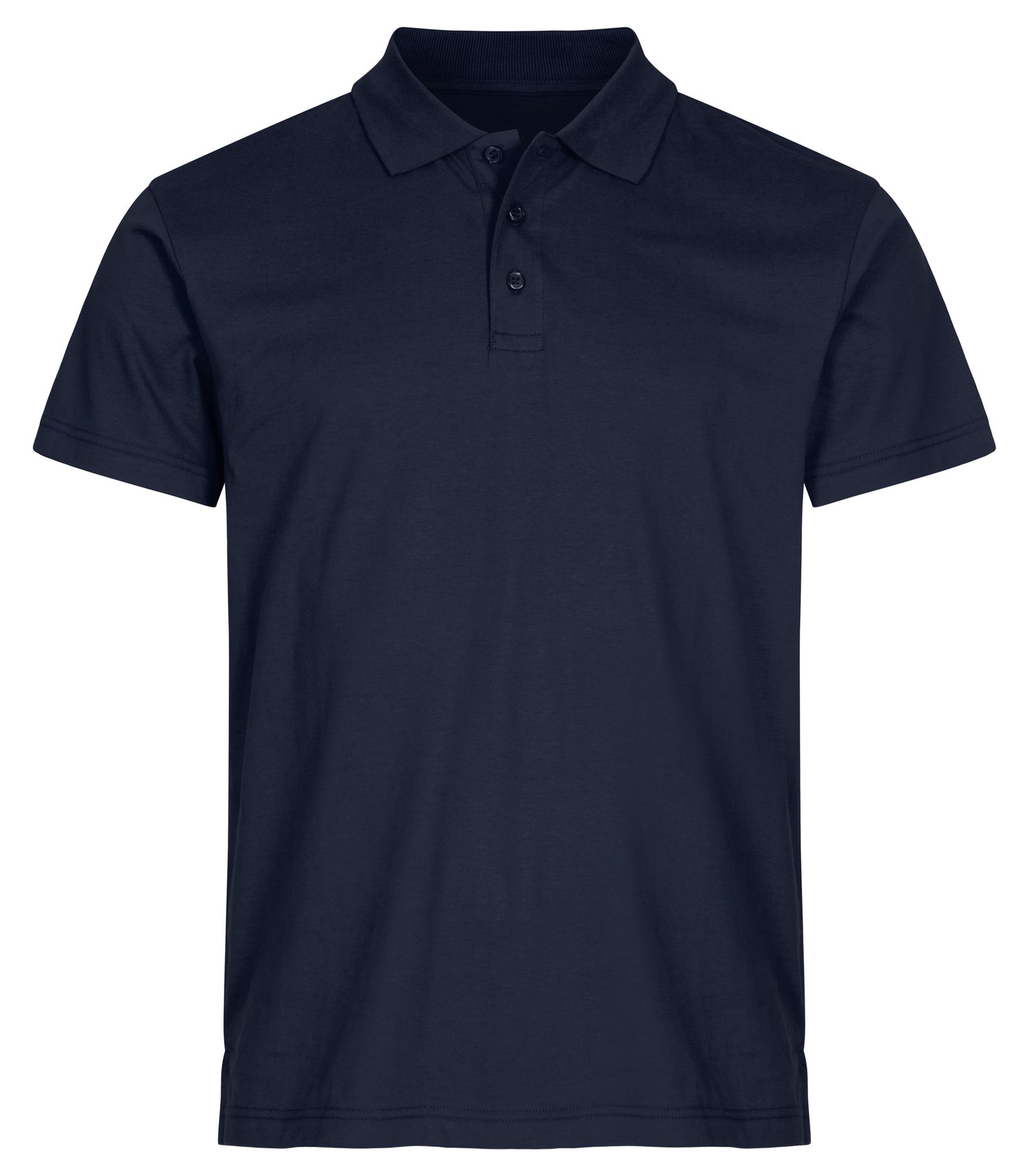 Polo Single Jersey Polo Clique bleu foncé