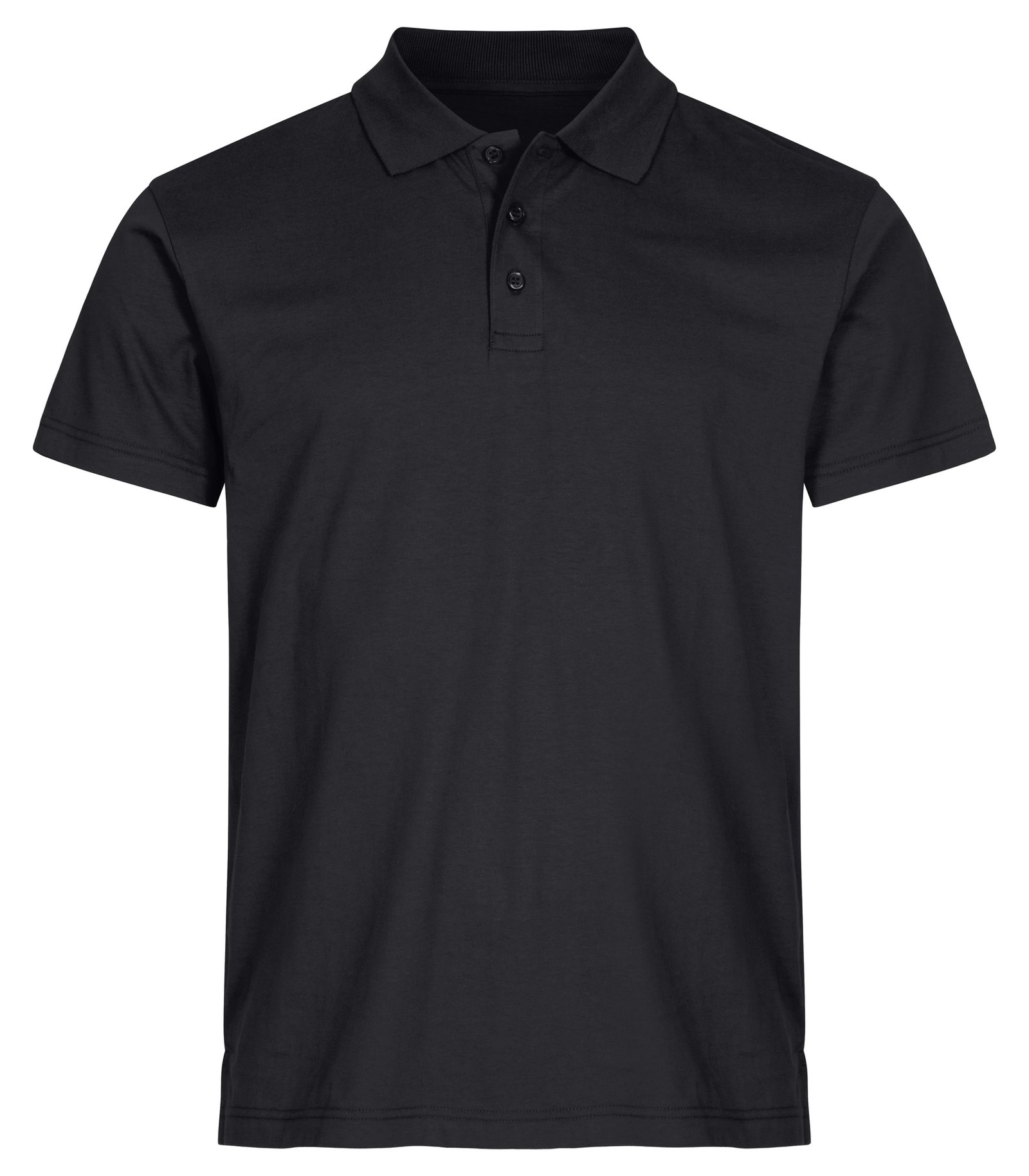 Polo Single Jersey Polo Clique noir