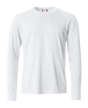T-shirt Basic-T L/S Clique blanc