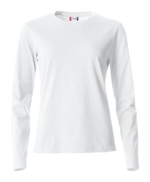 T-shirt Basic-T L/S Women Clique blanc