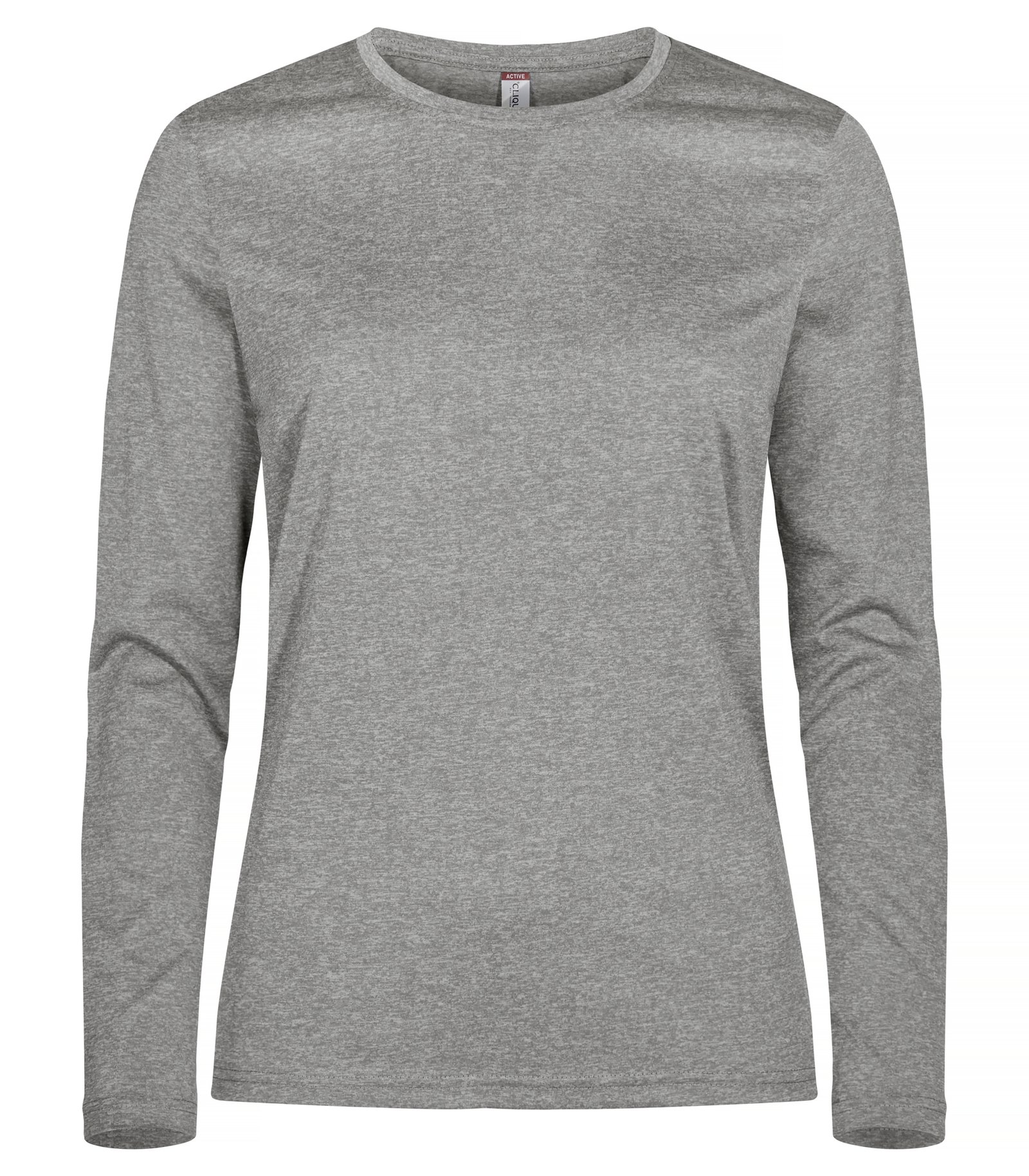 T-shirt Basic Active-T L/S Women Clique gris mélange