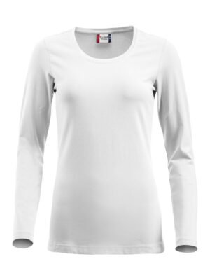 T-shirt Carolina L/S Clique blanc