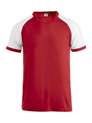 T-shirt Raglan-T Clique rouge