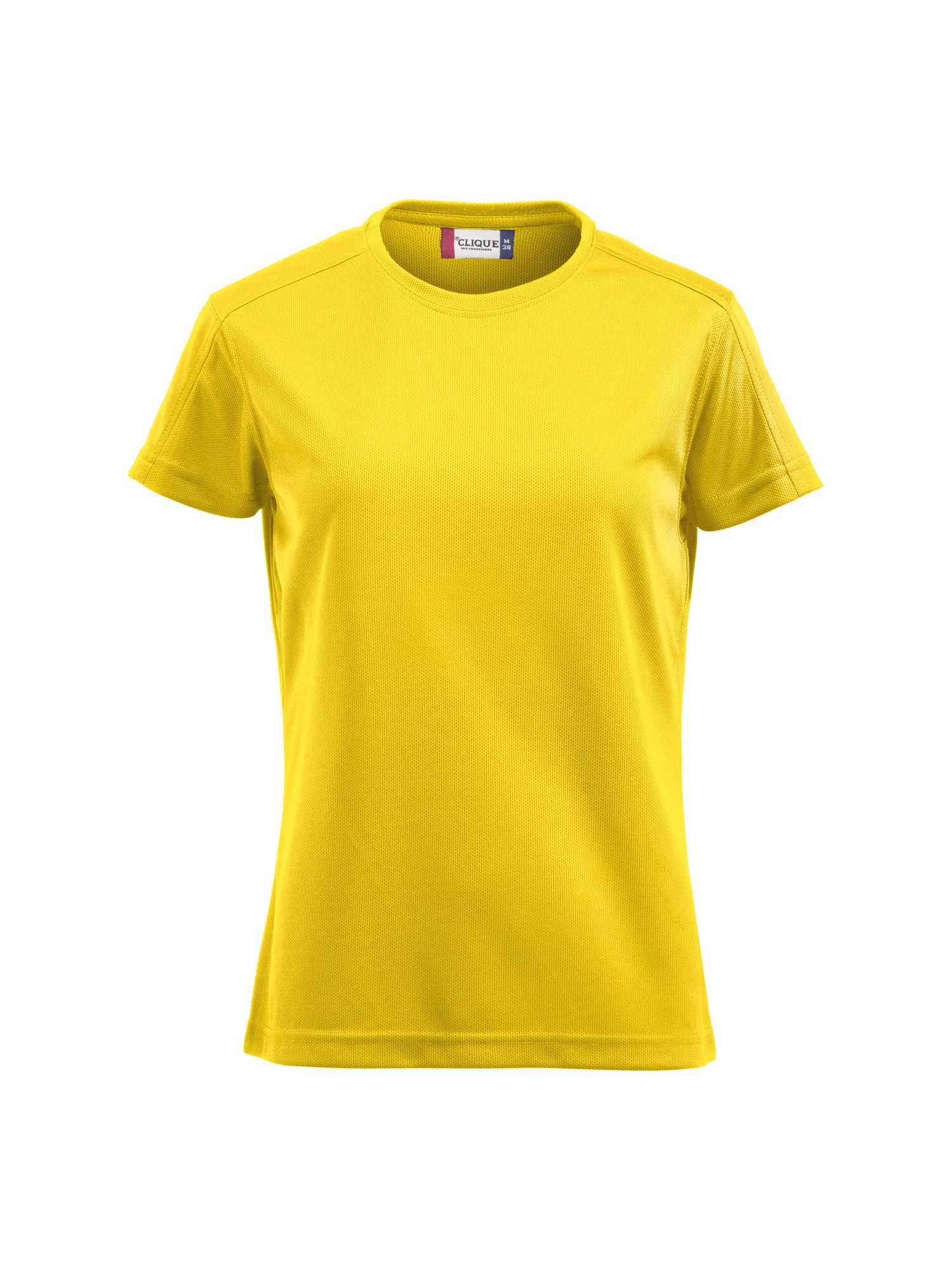 T-shirt Ice-T Women Clique jaune citron