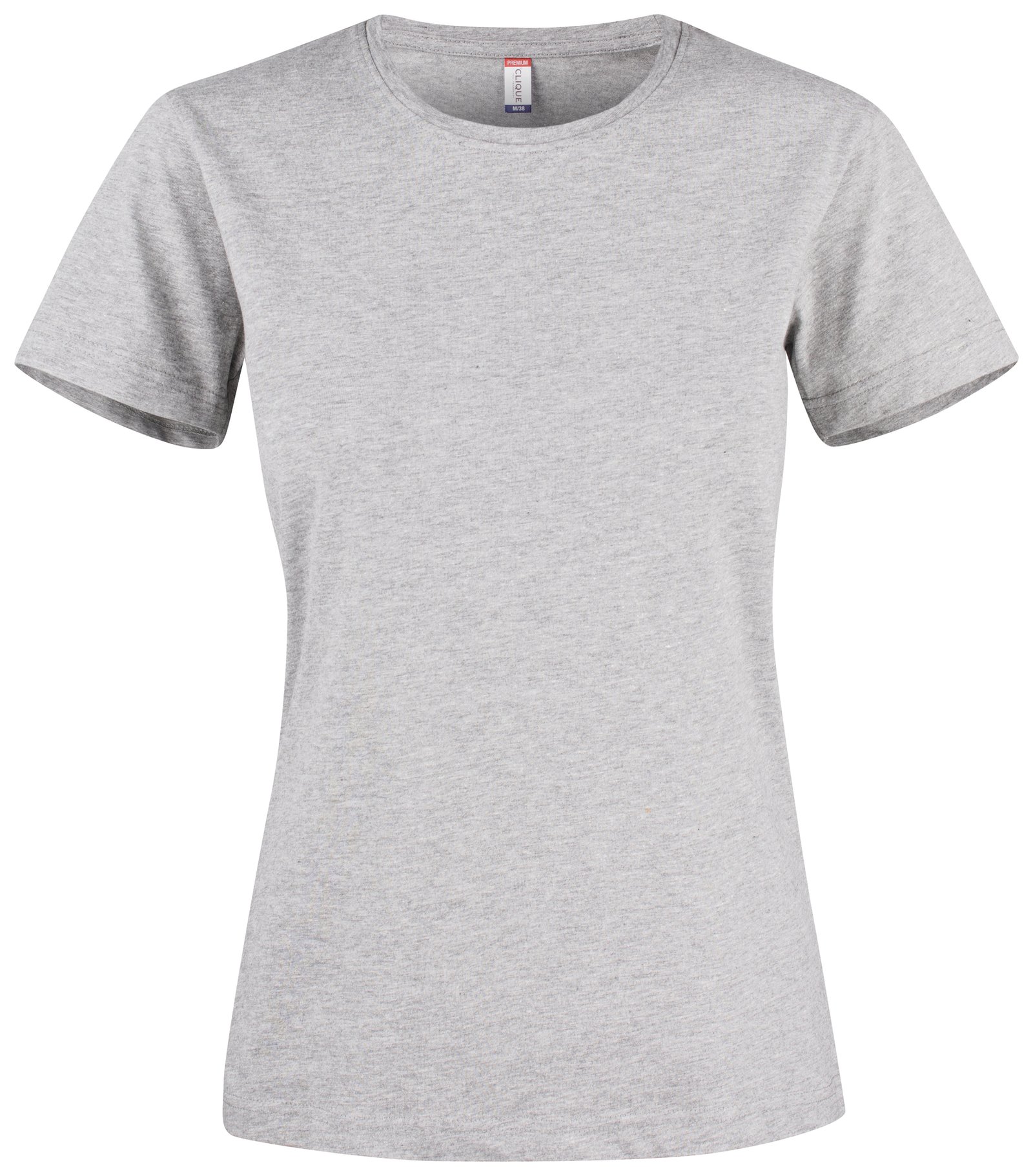T-shirt Premium Fashion-T Women Clique gris mélange