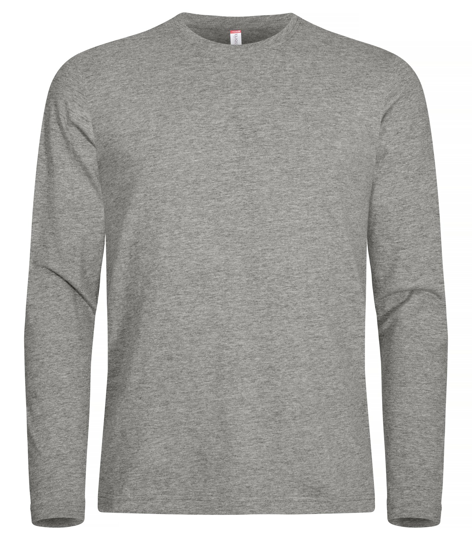 T-shirt Premium Fashion-T L/S Clique gris mélange