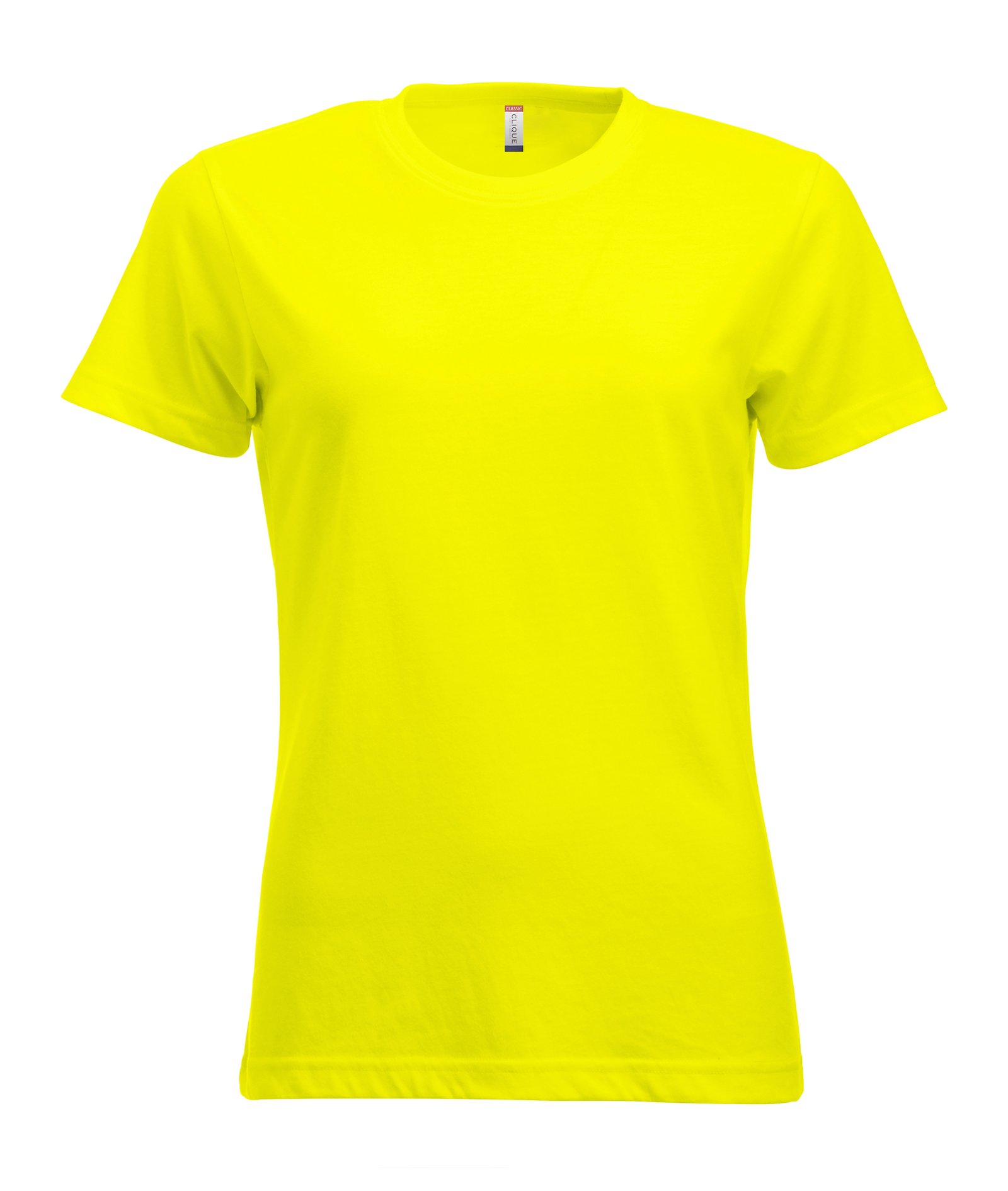 T-shirt New Classic-T Women Clique jaune fluo