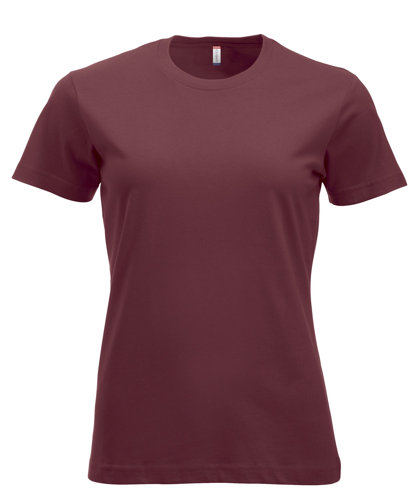 T-shirt New Classic-T Women Clique bordeaux