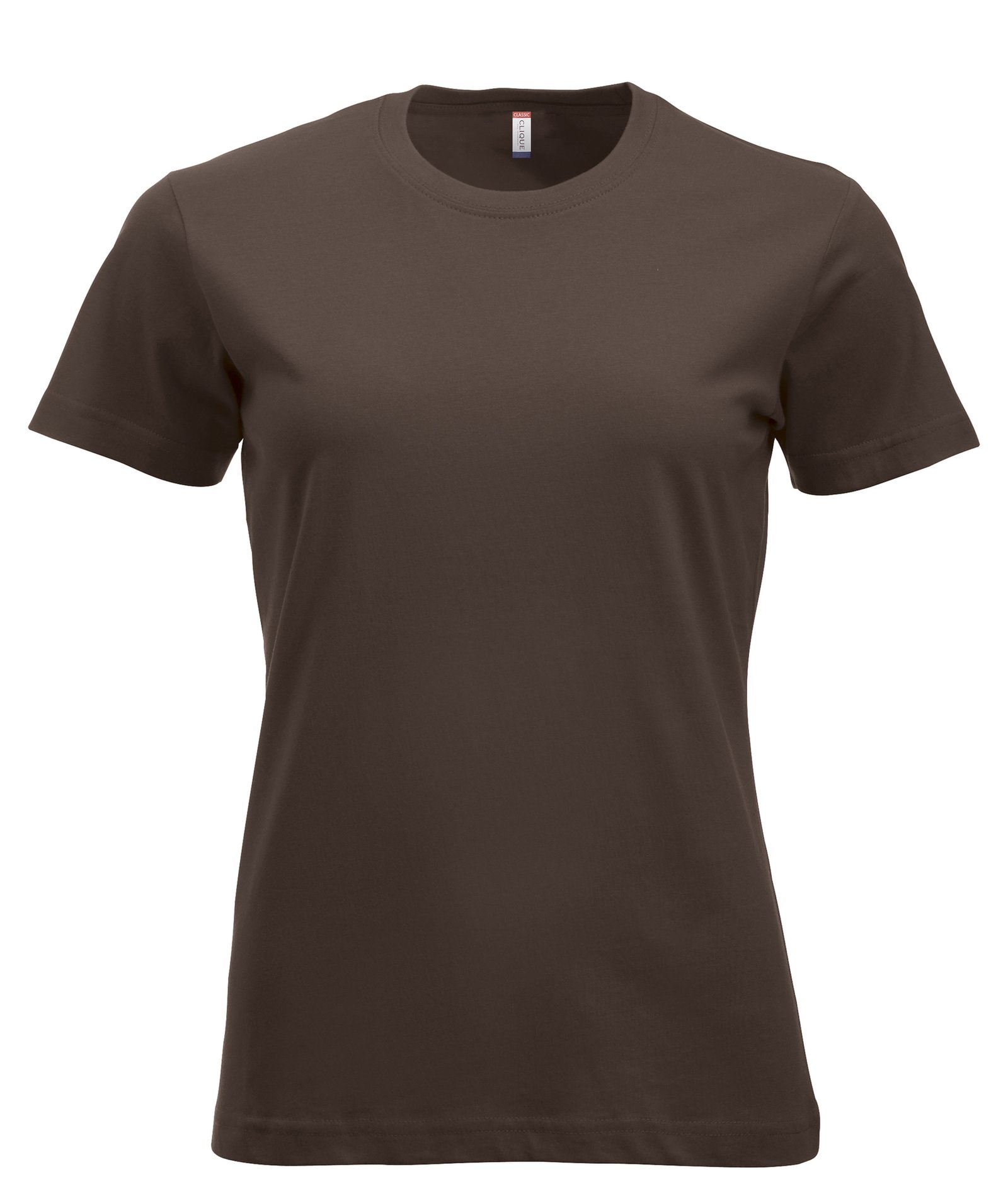 T-shirt New Classic-T Women Clique marron